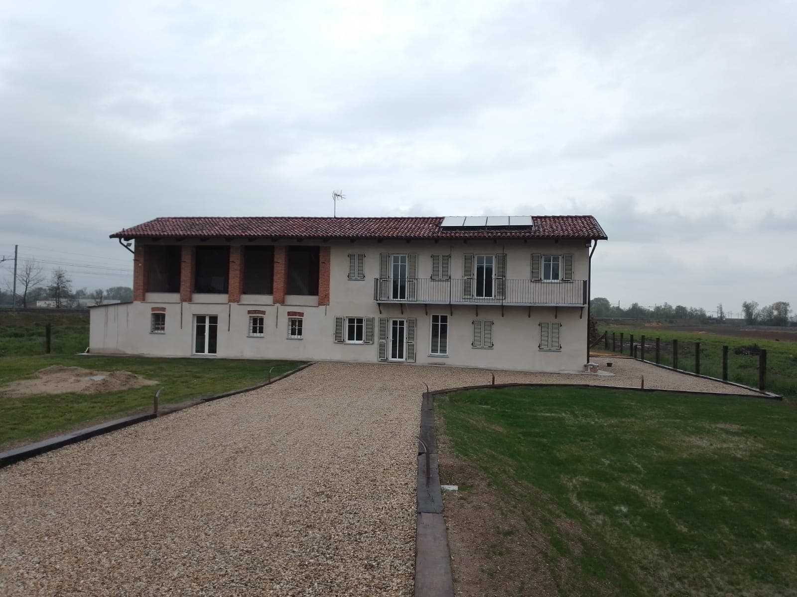 Vista complessiva del casale